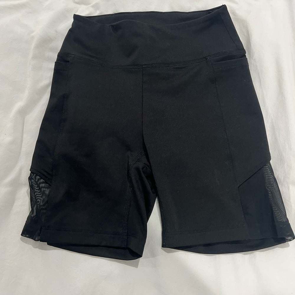 Pink biker shorts